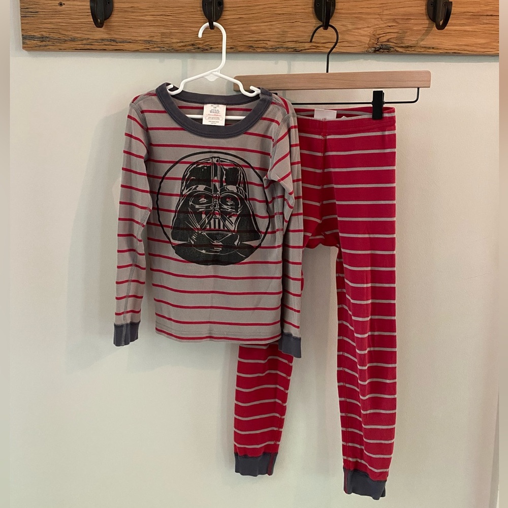 Hanna Andersson Star Wars Darth Vader Long John Pajama Set
